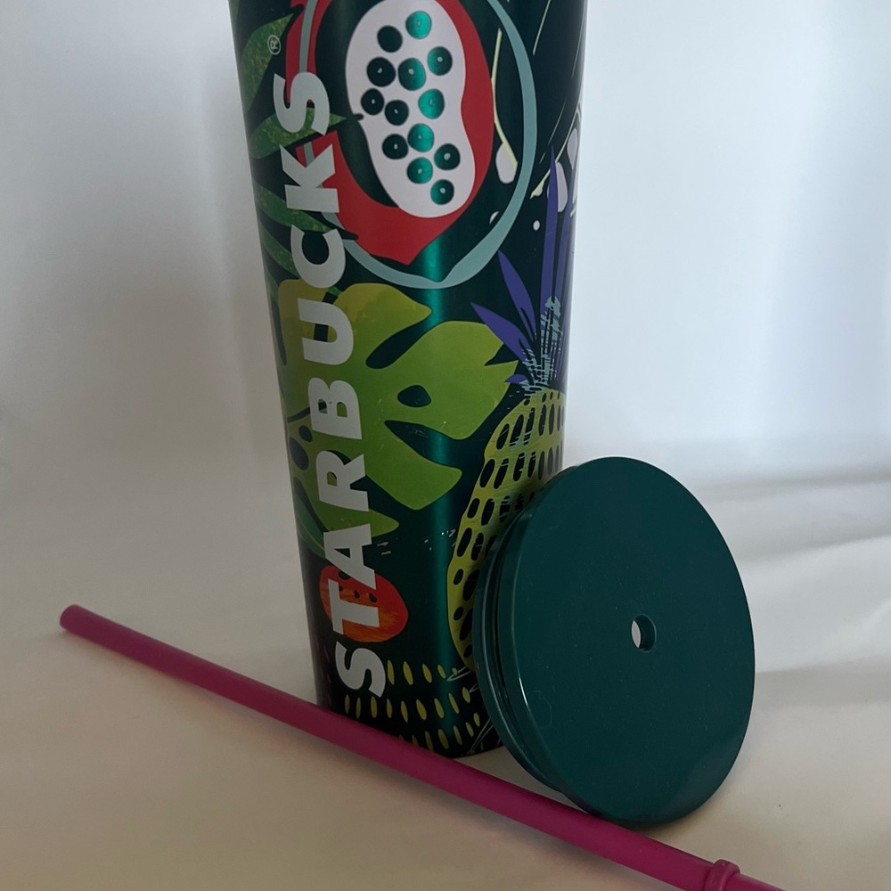 Starbucks - HAWAII- Multicolor Tumbler with Pink Straw